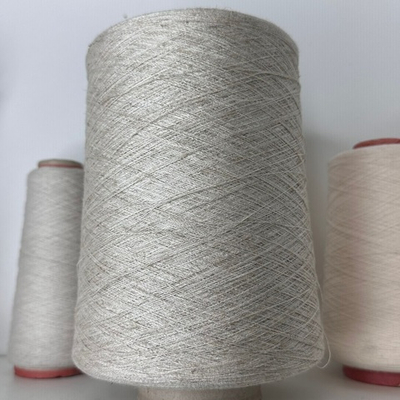 JOLIE - Ferrari Cotonificio; 20% лен, 66% вискоза, 14% п/а; 1650м/100гр; цвет: светло-бежевый; Есть бобинка: 440 гр