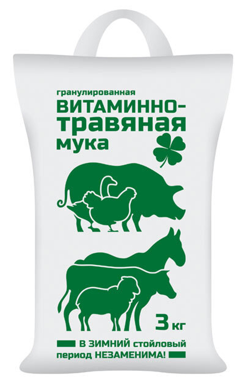 Мука витаминно-травяная кормовая добавка (3кг)