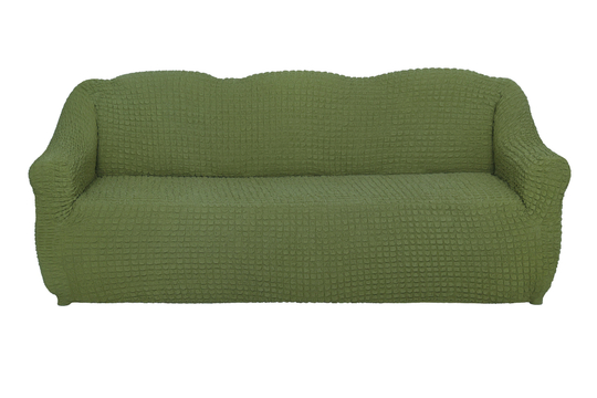 Чехол Модерн на 3-х местный диван, цвет Зеленый Светлый
