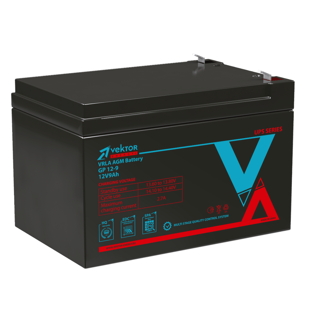 Аккумулятор  VEKTOR ENERGY GP 12-9