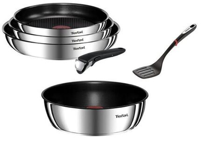 Набор сковородок Tefal Ingenio Emotion - индукция - нержавеющая сталь - 22 см, 24 см, 28 см