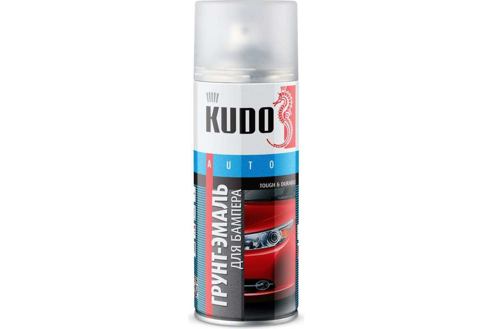 Грунт-эмаль для бампера Kudo серая (520мл) аэрозоль