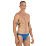 Синие мужские трусы-слипы с низкой посадкой (Размер: XXL) (Цвет: синий)