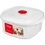 Емкость для СВЧ Bergamo 1,6л с клапаном, Белый