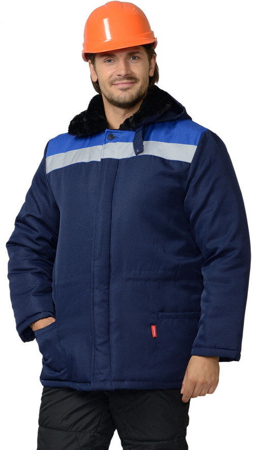 Куртка Бригадир зимняя синяя