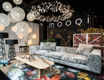 Pendant design lamp  Heracleum II by Moooi (Brass,  D72cm)