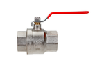 Шаровой кран полнопроходной BVR-R (1/2"-2"), ручка-рычаг, латунь, Ридан