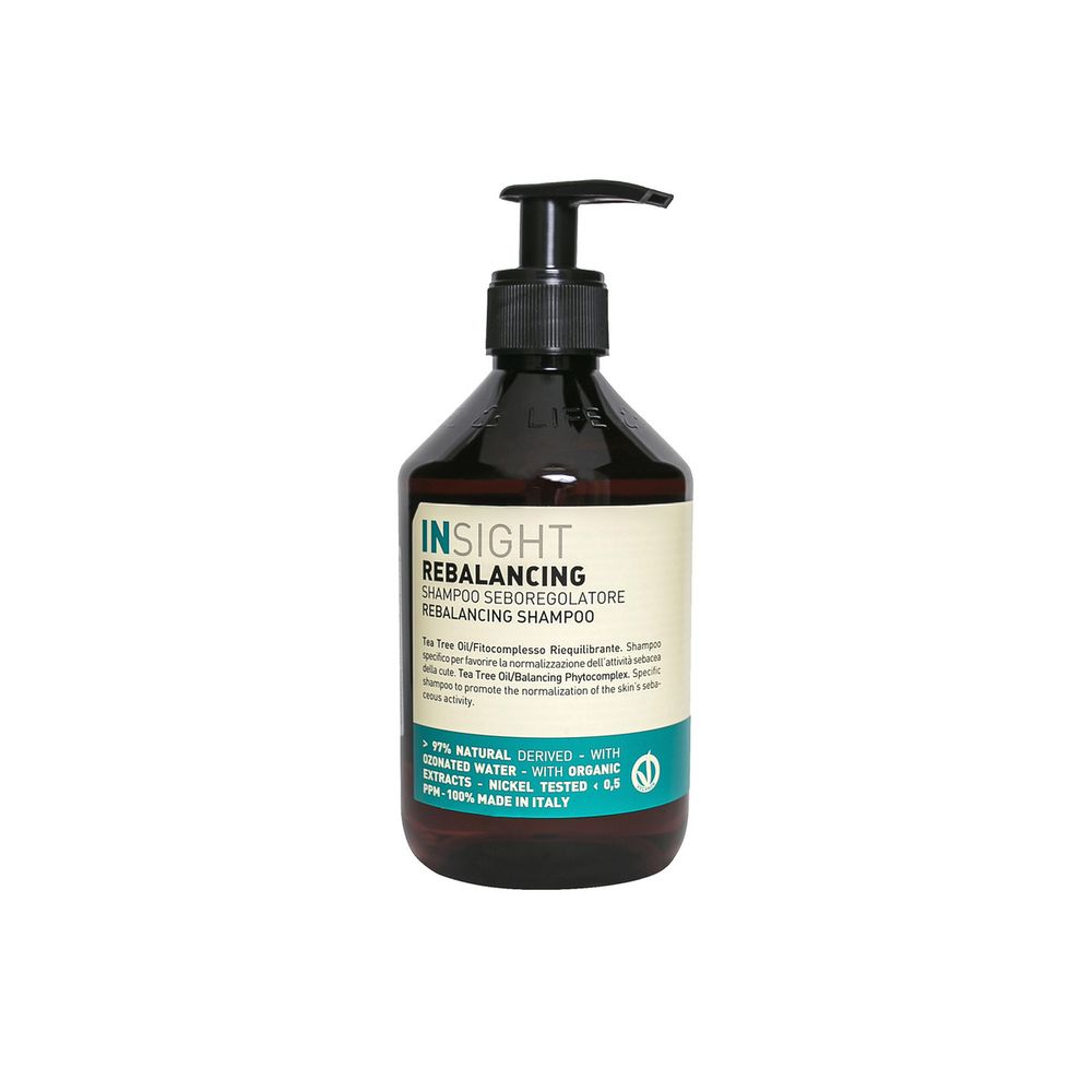 Шампунь против жирной кожи головы INSIGHT Rebalancing Shampoo Sebum Control  400 мл