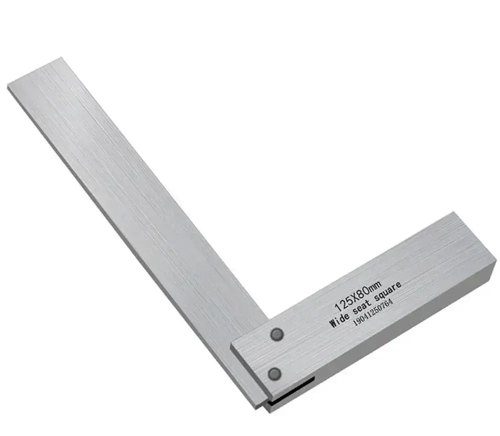 Линейка/угольник 125мм х 82мм, Металл