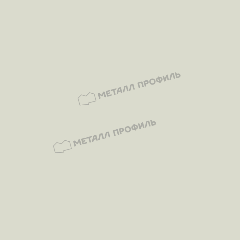 Сайдинг металлический L -Брус ХL Полиэстр 0.45мм - RALL 9002 Серо-белый (Заказ)