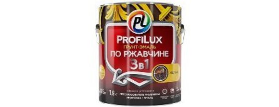 Профилюкс (Profilux) грунт эмаль по ржавчине 3 в 1, цвет желтый 5 кг УТ