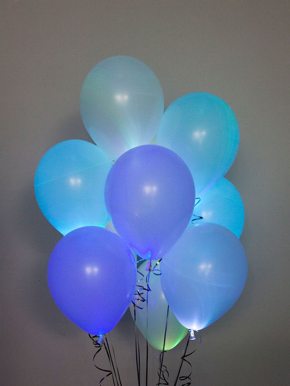 Подсветка в шар Разноцветная (мигающая), 10 шт.