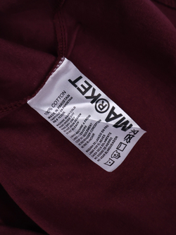 Футболка Market Random Workshop Burgundy