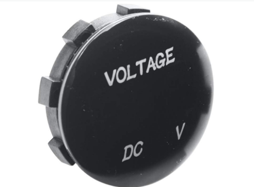 Вольтметр РИФ врезной цифровой 12В