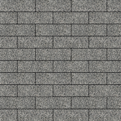 Тротуарная плитка ПРЯМОУГОЛЬНИК 300х100 мм - Гранит+ Серый с черным