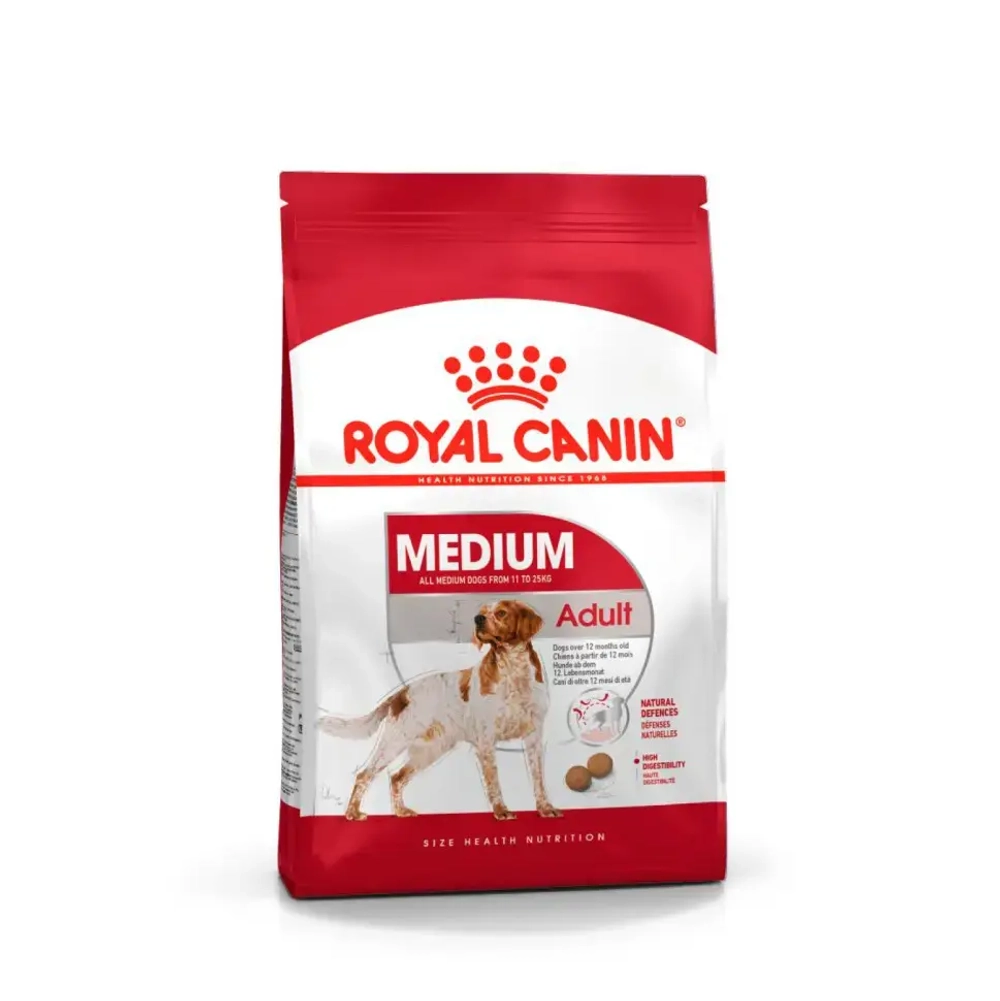 Royal canin medium adult сухой корм для взрослых собак средних пород от 12 месяцев до 7 лет, со свининой - 3 кг