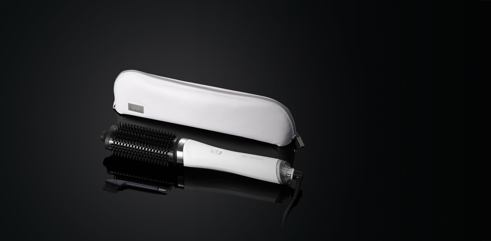 Ghd Фен-щётка Duet Blowdry HAIR DRYER BRUSH IN WHITE с термостойкой косметичкой и щёткой