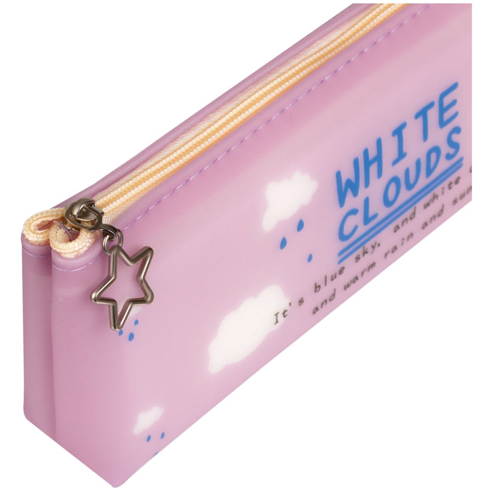 Пенал мягкий, 205*75*30 MESHU "Clouds", силикон