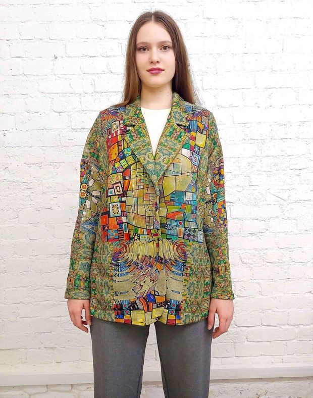 Трикотажный жакет "Витраж"