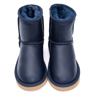 Ugg Kids Classic Short Metallic Navy