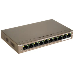 Коммутатор TENDA TEF1110P-8-102W Коммутатор настольный 8-Ports 10 / 100 Base-TX + 2-Ports 10 / 100 / 1000 Base-TX 8-Ports PoE(PoE бюджет 99W)