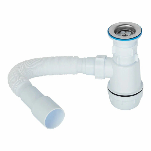 Сифон д/мойки A2015 (1 1/2"*40)+отв. ДСМ с гофрой 40х40/50 (АниПласт)
