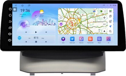 Магнитола для Ford Fiesta MK6 2008-2012 (красный БК, рамка тип 1) - FarCar монитор 12.3" 2K QLED на Android 14, TS10, CarPlay, 4G SIM-слот