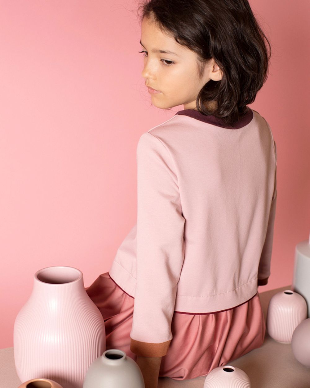 Платье с кантом РОЗА