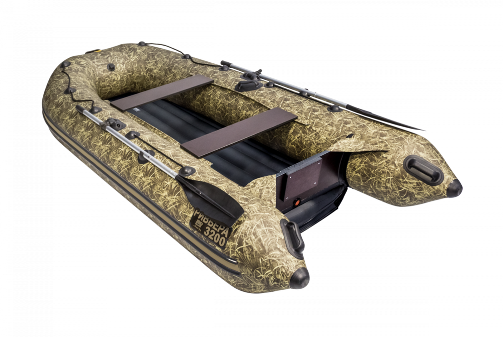 Ривьера-3200 НДНД компакт камуфляж (лодка ПВХ под мотор)