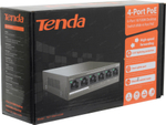 Коммутатор TENDA &lt;TEF1106P-4-63W&gt; 6-Port Desktop Switch + 4-Port PoE