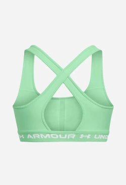 Женский топ бра Under Armour UA Crossback Mid Bra-GRN