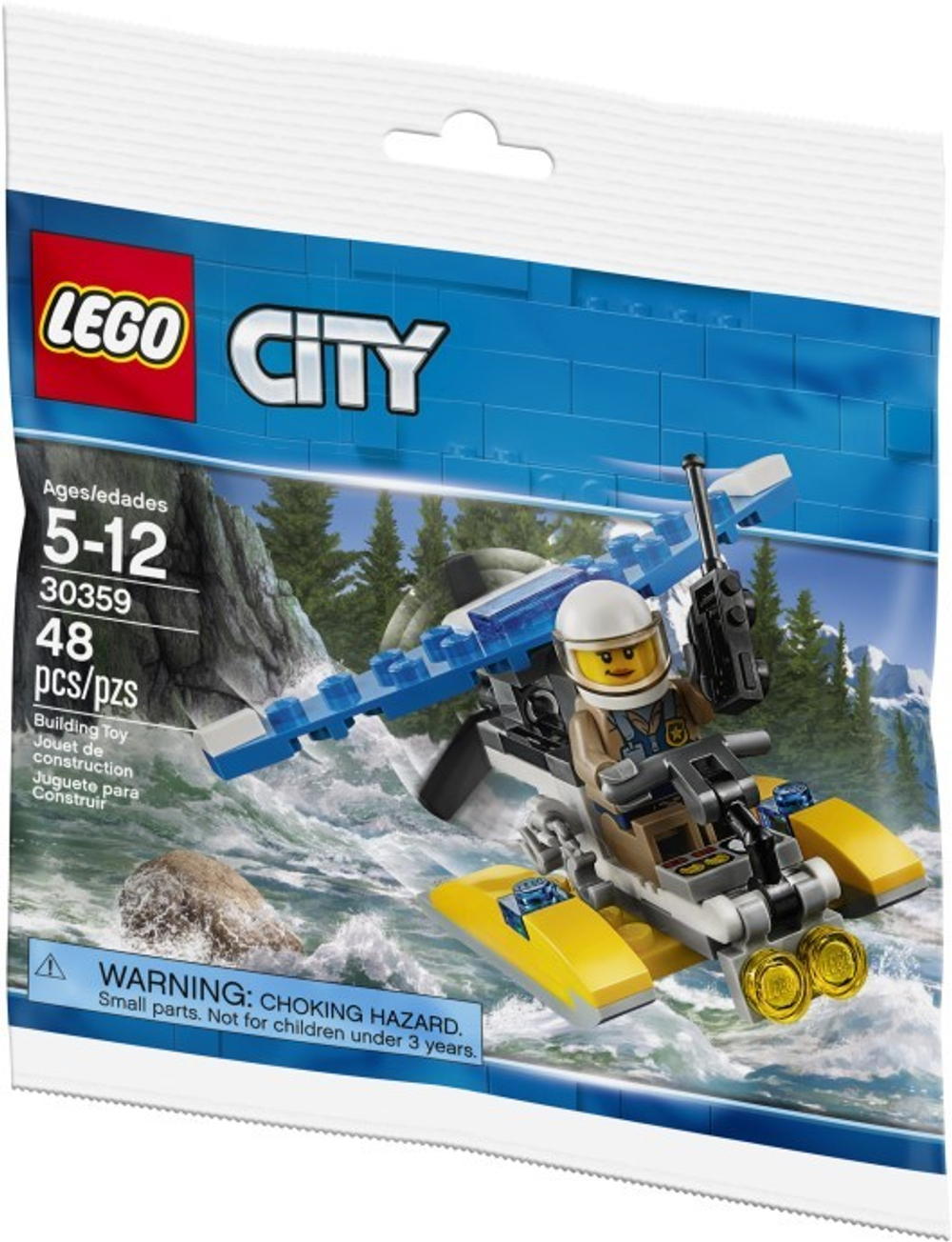 LEGO City: Полицейский гидросамолёт 30359 — Police Water Plane — Лего Сити Город