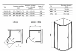 Душевой уголок Ravak NEXTY NSKK3-80 80x80 стекло прозрачное/профиль черный
