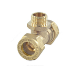 Тройник латунь 15Aх1/2"х15 обжим/НР STAHLMANN STML1501/215BEF