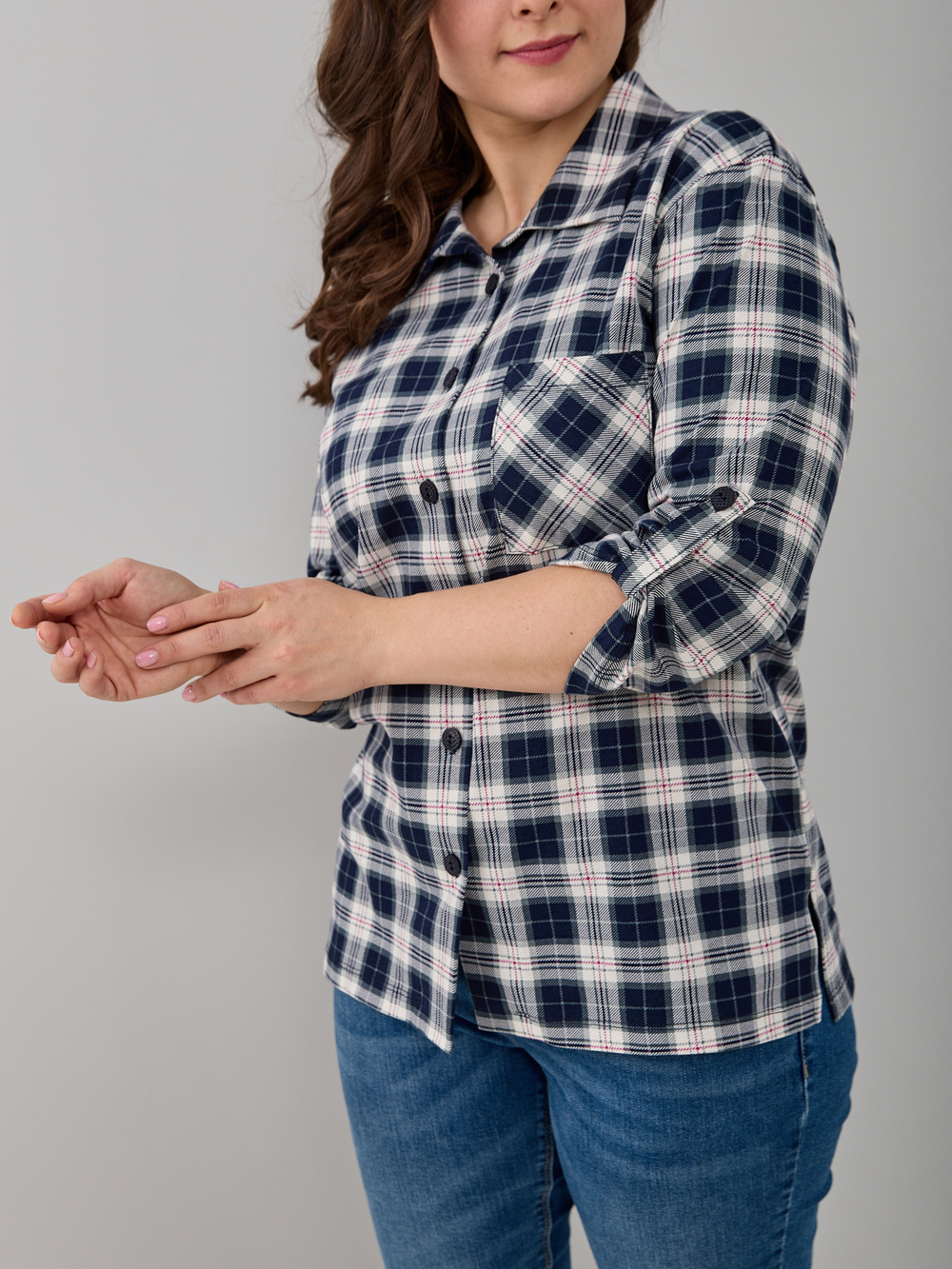 Рубашка Р-001/клетка