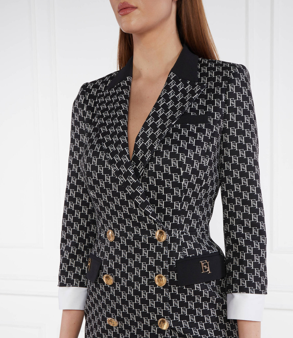 Платье Elisabetta Franchi - черный(ABS1041E2)