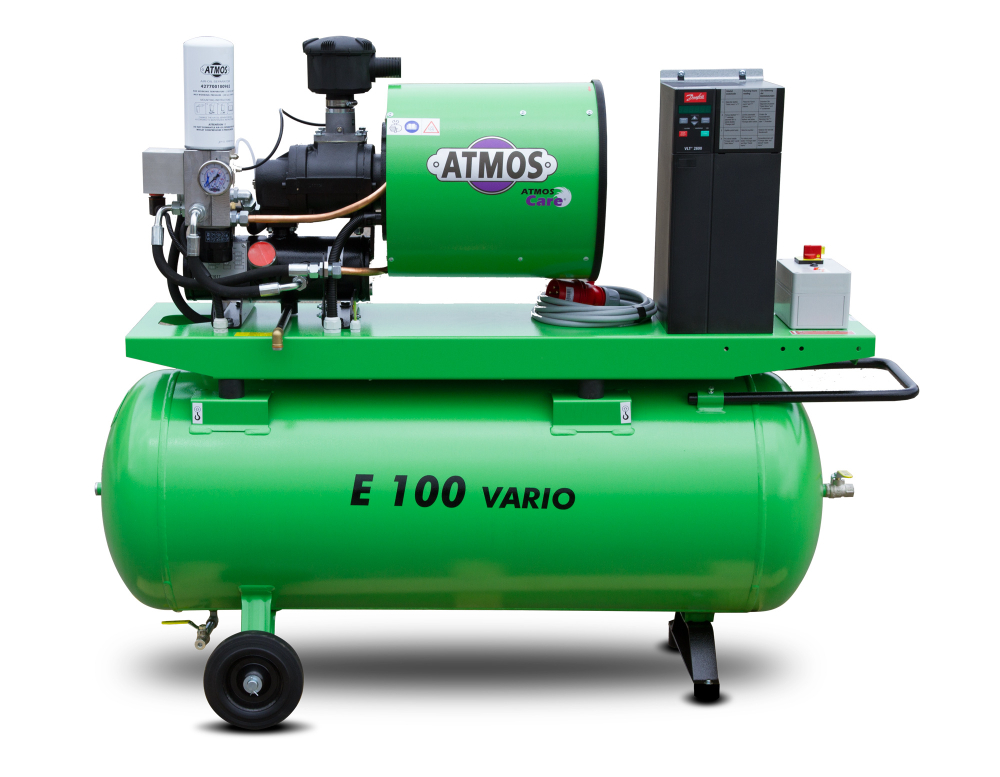 Винтовой компрессор Atmos Albert E 100 Vario-RD с ресивером и осушителем — Фото №1 