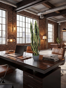 Щучий хвост зеленый в кашпо