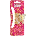 Заколка-краб для волос « ЭЙФОРИЯ ФЛО», шайла, микс 6 цветов, 4,7см (блистер Кокетка)