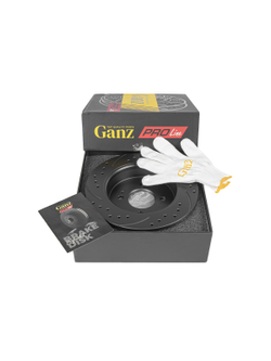 Диск тормозной задний перфорированный PRO-LINE с покрытием (комплект 2 шт) HYUNDAI SOLARIS (10-)/KIA RIO III GANZ GIJ06001S