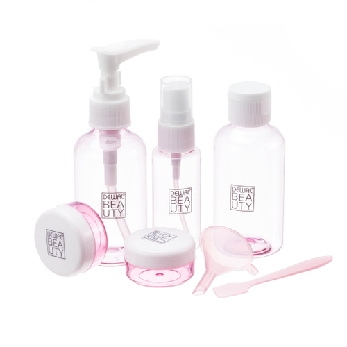 Дорожный набор баночек для путешествий Dewal Beauty DBTS5SR