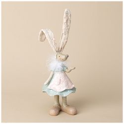 ФИГУРКА ДЕКОРАТИВНАЯ КРОЛИК 9.5X9.5X27СМ
