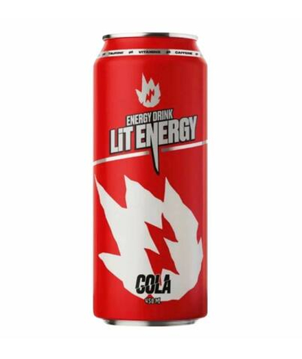 Энергетический напиток Lit Energy COLA КОЛА 450 мл