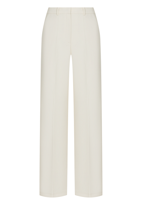 Брюки прямые со стрелками (в оттенке айвори)