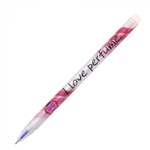 Ручка гелевая пиши-стирай Alingar, "Super girl", 0,5 мм, синяя, фигурный колпачок, иголь. наконечник, круглый, цветной, пластиковый корпус, карт. уп.