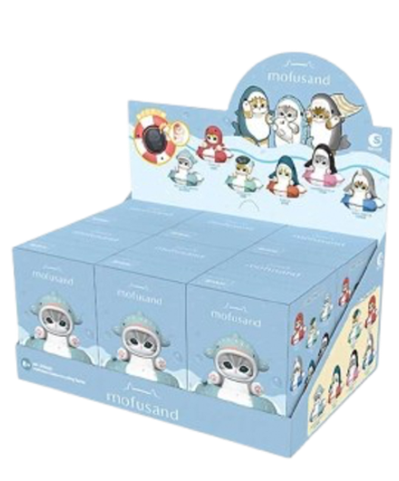 Рандомная фигурка Blind Box Mofusand Swimming Ring Series
