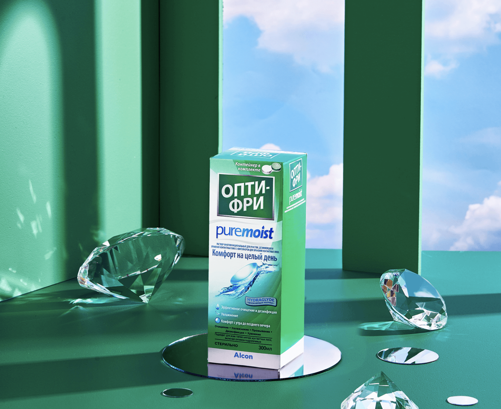 Универсальный раствор Opti-Free Pure Moist купить в интернет магазине Линзынадом24.рф