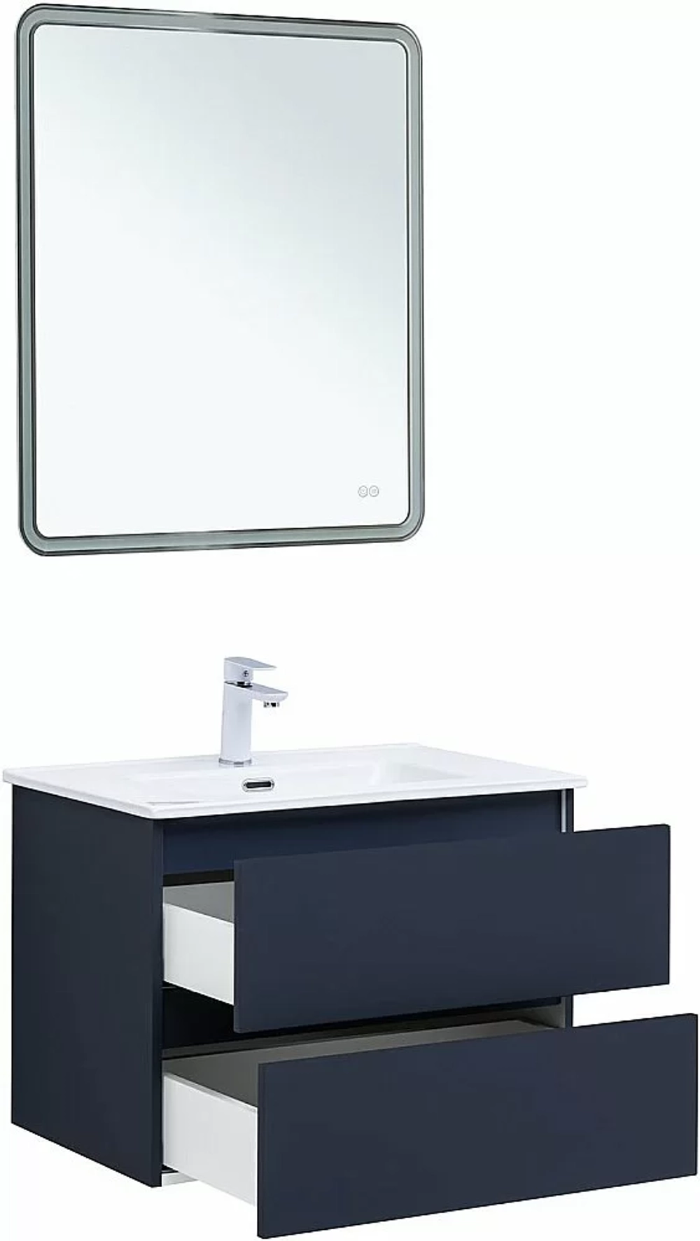 Тумба с раковиной Aquanet Вега 2.0 337948/284027 70 маренго