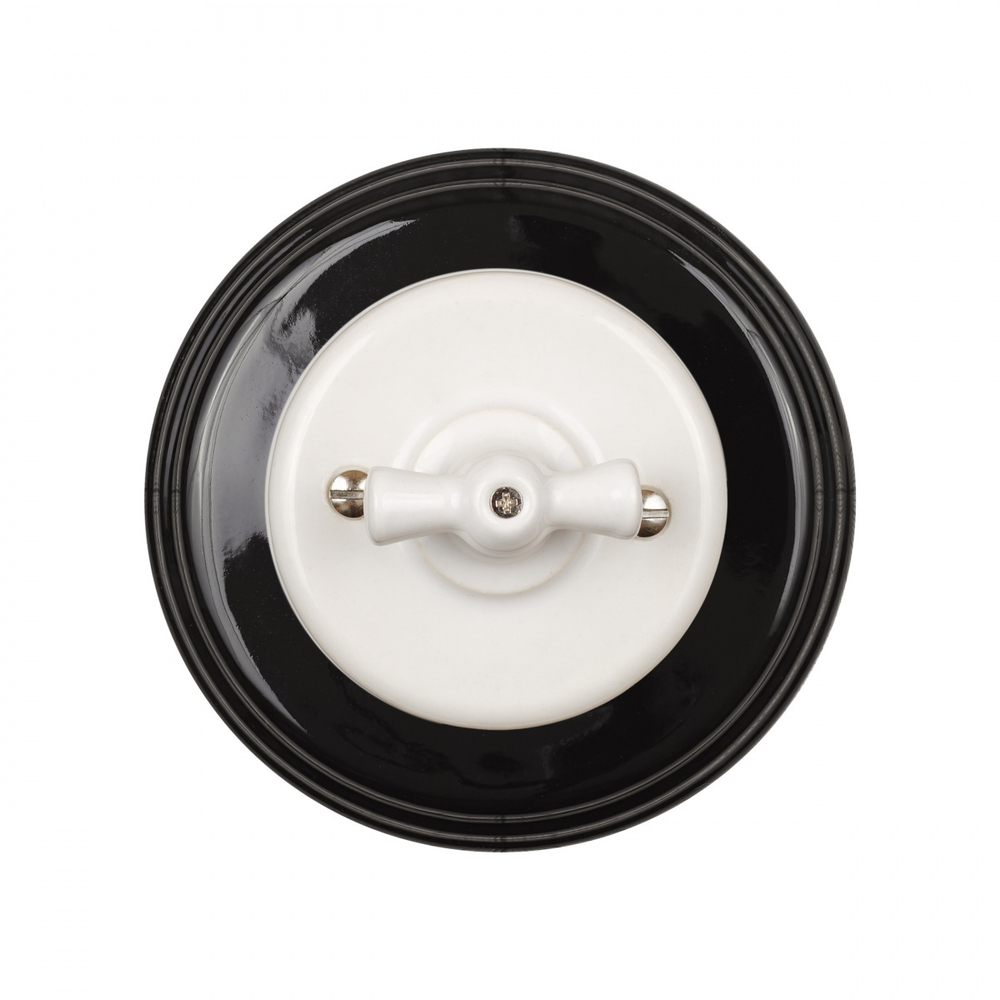 Рамка 1 постовая, керамика, цвет черный BF2-610-03