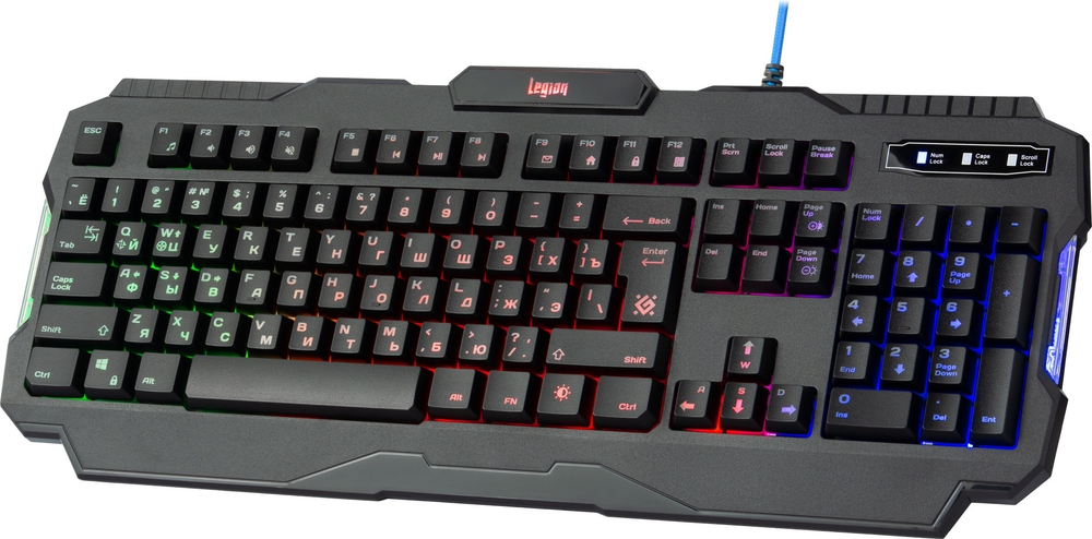 Клавиатура Defender Legion GK-010DL черный